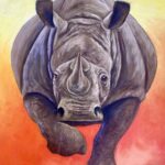 Horn-Rhino painting