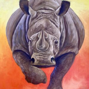 Horn-Rhino painting