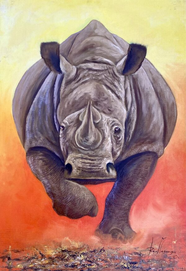 Horn-Rhino painting